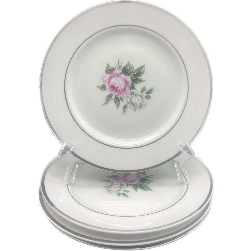 VTG‎ Royal Jackson MARGARET ROSE  Bread & Butter Plates 6